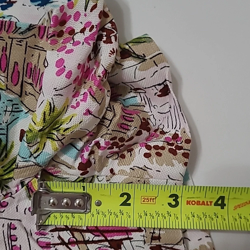 J. Crew Colorful Tropical Beach Patterned Linen Blend Shorts size 2